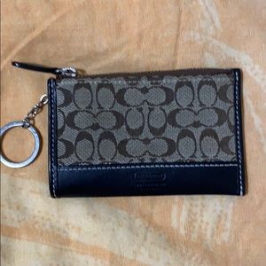 Coach card and coin purse